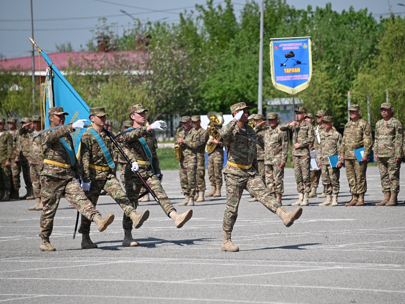 Солдаты завершили службу в Шымкенте