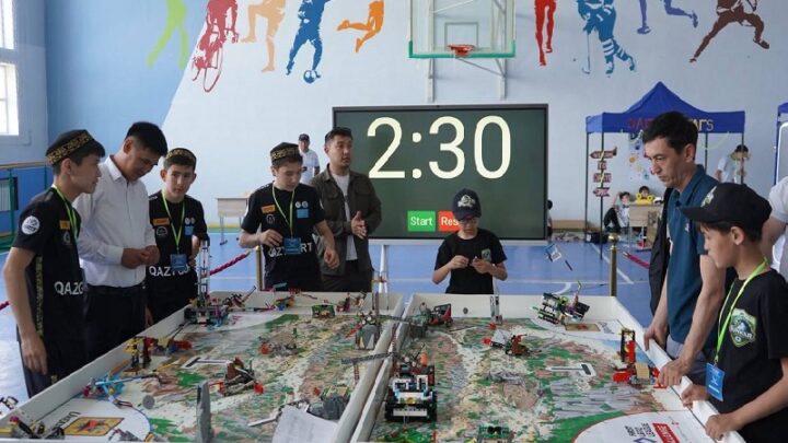 Инновационные проекты представили на конкурсе робототехники в Казыгурте