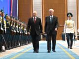 Переговоры Касым-Жомарта Токаева и Владимира Путина проходят в Астане