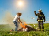 Спасатели запретили жечь мусор и разводить костры в ветреную погоду