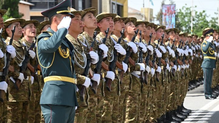 В Сарыагаше состоялась церемония принятия Военной присяги
