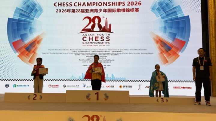 Две золотые медали в рапиде завоевали казахстанцы на юношеском чемпионате Азии-2026 по шахматам