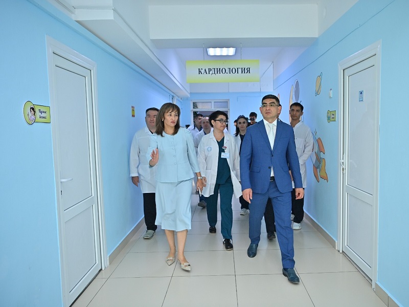 Детский кардиохирургический центр открыли в Туркестанской области