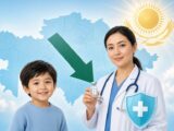 Заболеваемость коклюшем снизилась в Казахстане на 10%