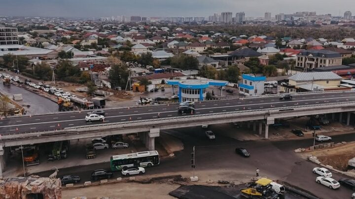 Эстакаду на перекрестке улиц Толеметова и Байдибек би открыли для движения в Шымкенте