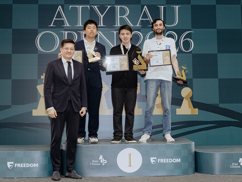 Atyrau Open 2026 выиграл гроссмейстер Эмин Оганян из Армении