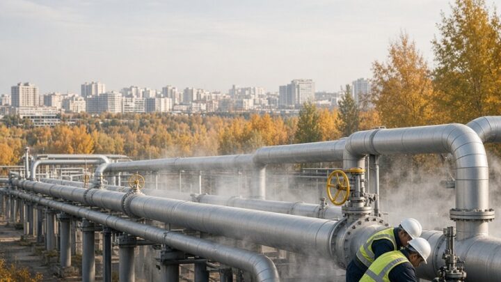 Тепловые сети Шымкента начали заполнять водой